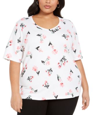 macys plus size tops karen scott