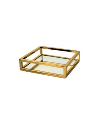 Классический сенсорный 8-дюймовый квадратный зеркальный держатель для салфеток