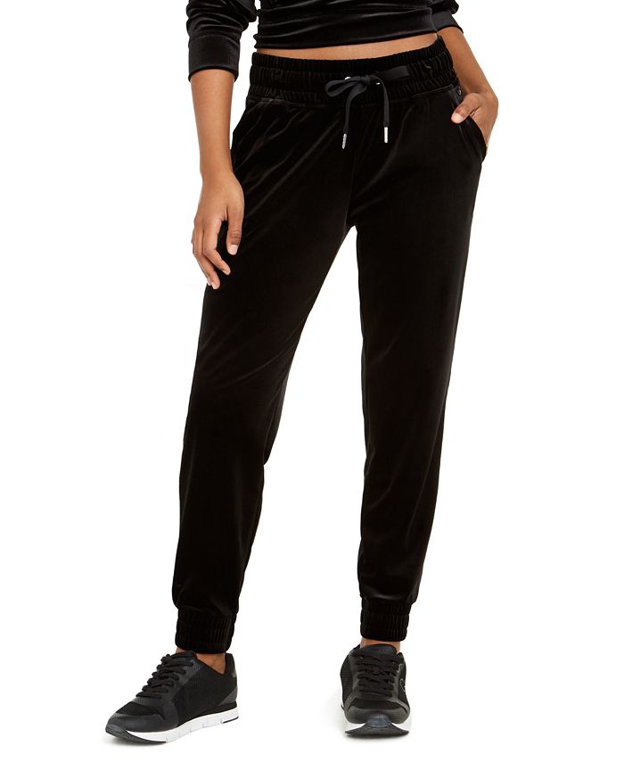 Calvin Klein Shine Velour Joggers & Reviews - Pants & Leggings - Women ...