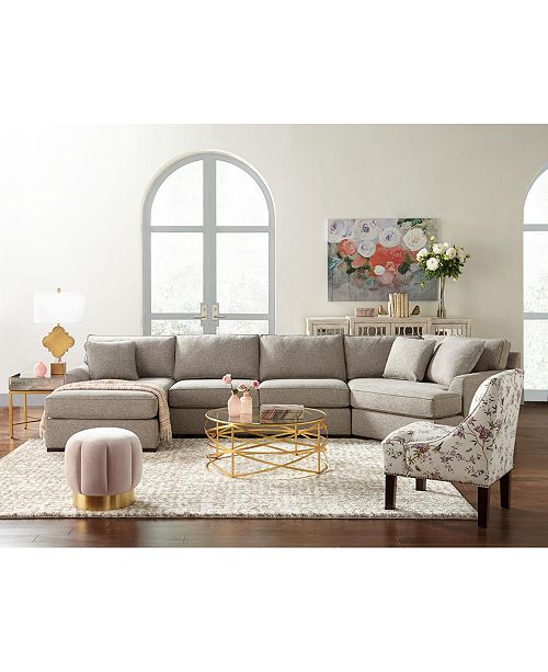 Furniture Carena Fabric Sectional Collection Created For Macy S Reviews Furniture Macy S