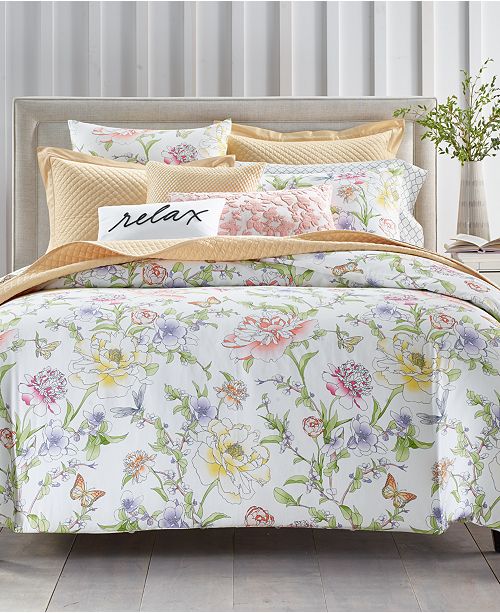 Charter Club Blossom 300 Thread Count 3 Pc King Comforter Set Created For Macy S Reviews Comforters Fashion Bed Bath Macy S