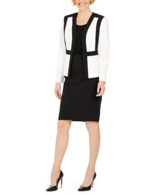 macy's petite skirt suits