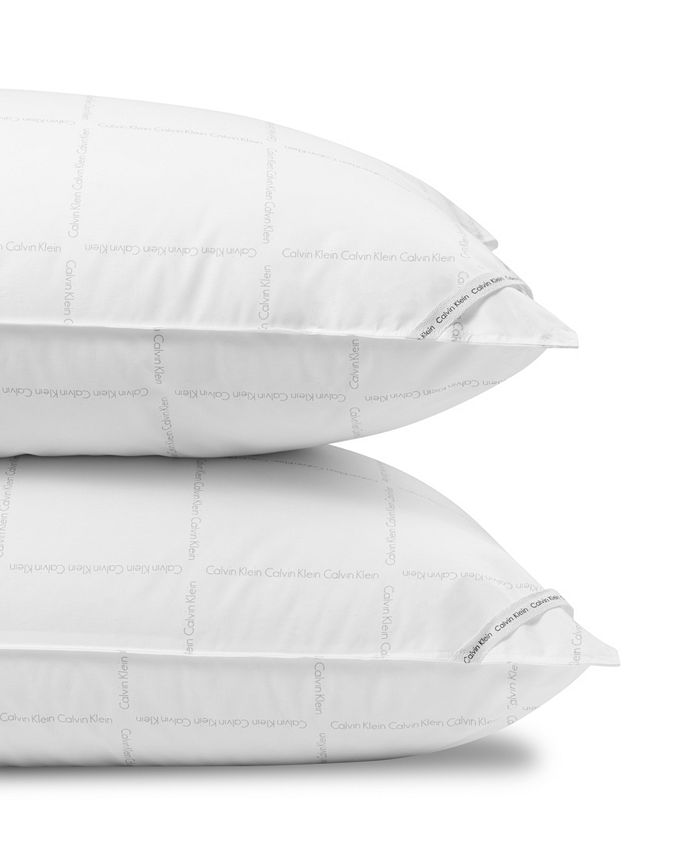 Calvin Klein PRICEBREAK!Grid Logo Down Alternative Pillow, King