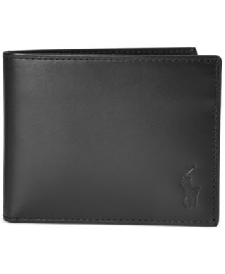 polo ralph lauren leather passcase wallet