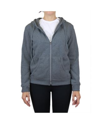 women's fleece zipper hoodie
