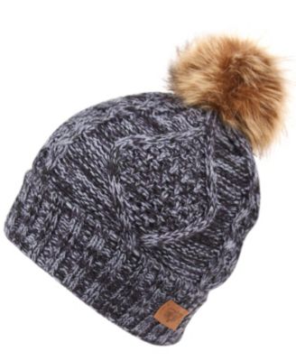Шапочка Angela - William с помпоном из искусственного меха на флисовой подкладке