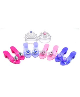 dress up shoes and tiara set