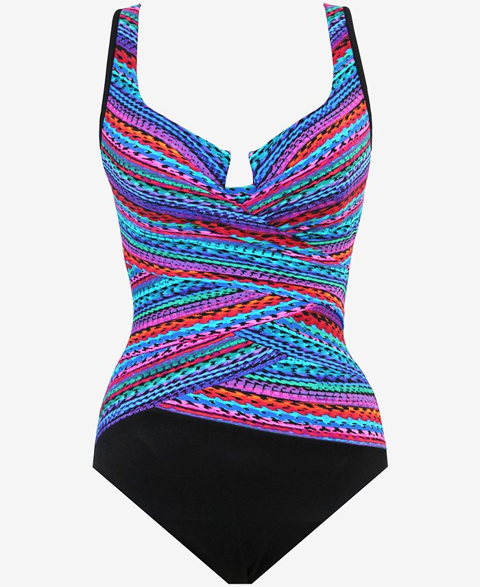 Miraclesuit Carnivale Layered Escape One Piece Swimsuit & Reviews