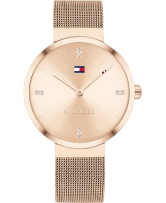 tommy hilfiger watch mesh band