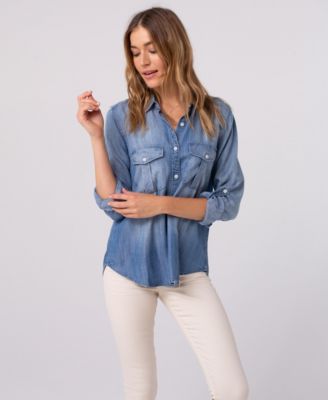 thread and supply denim shirt