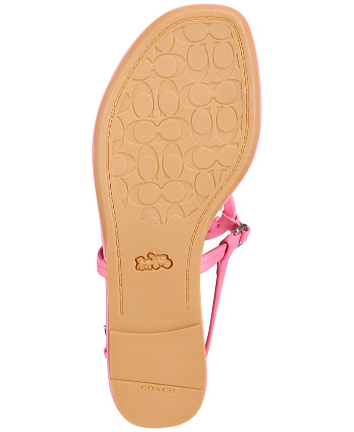 coach tan sandals