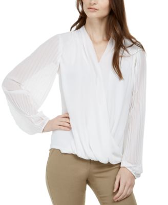 macy's surplice top