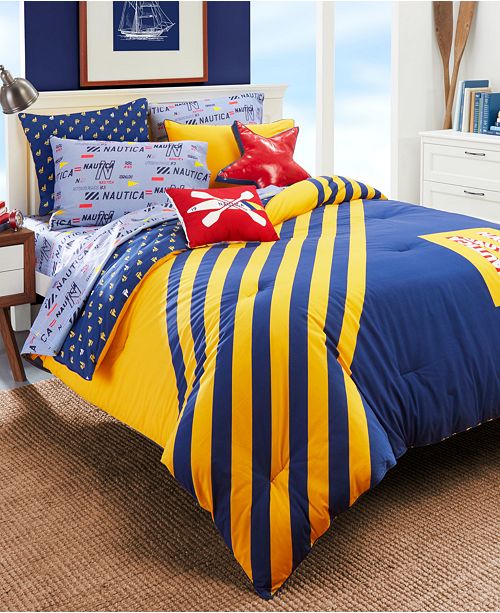 Nautica Kids Flag Stripe Comforter Sets Reviews Bed In A Bag Bed Bath Macy S