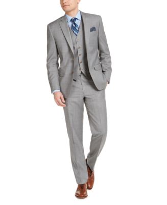 suit separates lauren sharkskin ultraflex stretch gray classic light ralph macys macy suits mens