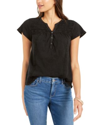 macy's women's style and co tops