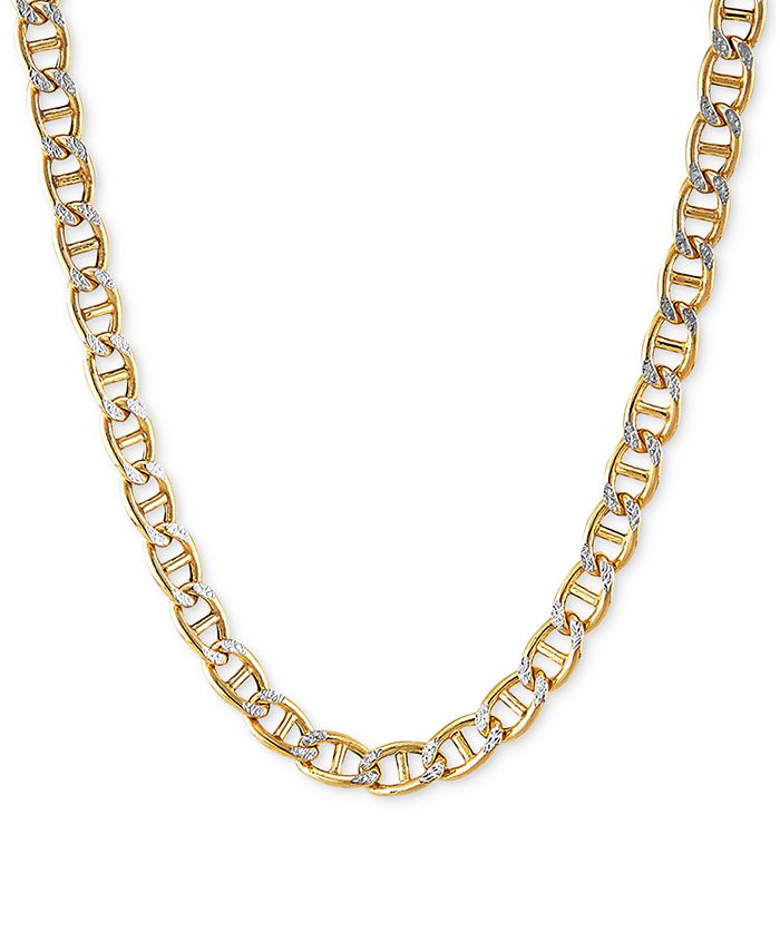 Italian Gold Mariner Link 24" Chain Necklace in 14k Gold & Reviews