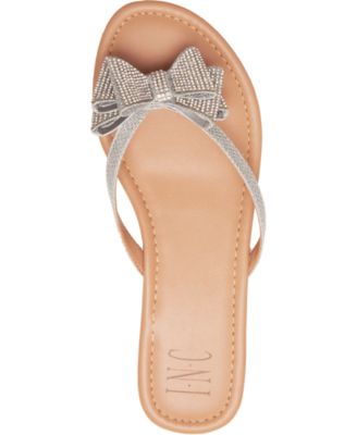 macy's bow sandals