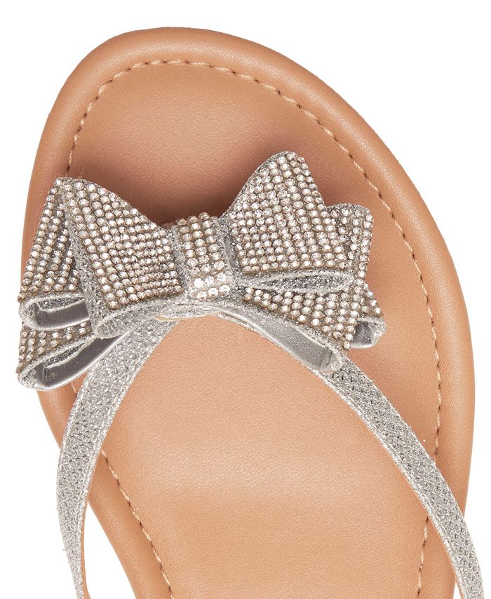 INC International Concepts INC Women's Mabae Bow Flat Sandals, Created