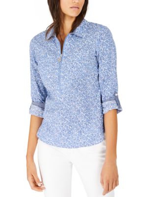 macy's tommy hilfiger women's blouses