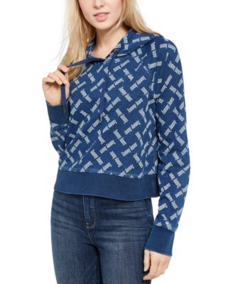 tommy jeans logo hoodie women's