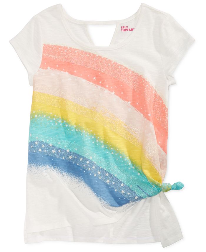 Epic Threads Big Girls Side Tie Rainbow Print T Shirt Created For Macy S Reviews Shirts Tops Kids Macy S This will give your most accurate reading. epic threads big girls side tie rainbow