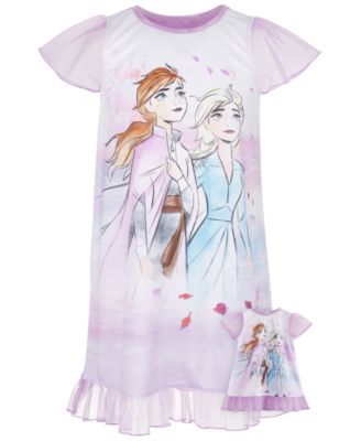 girl and doll nightgown set