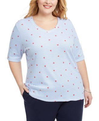 macys plus size karen scott tops