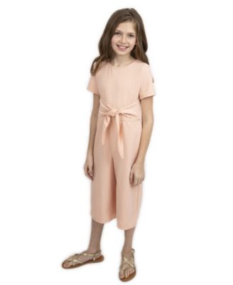 girls khaki jumpsuit