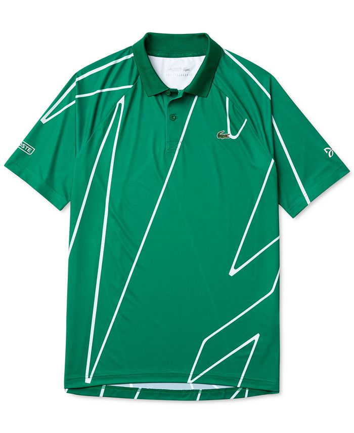 Lacoste Men S Novak Djokovic Ultra Dry Polo Shirt Reviews Polos Men Macy S