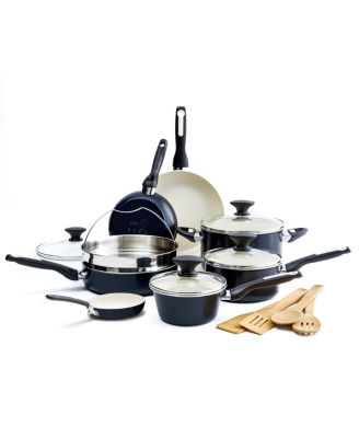 Набор керамической посуды с антипригарным покрытием GreenPan Rio, 16 предметов