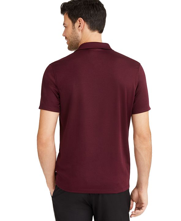 Alfani Men's AlfaTech Stretch Solid Polo Shirt, Created for Macy's ...