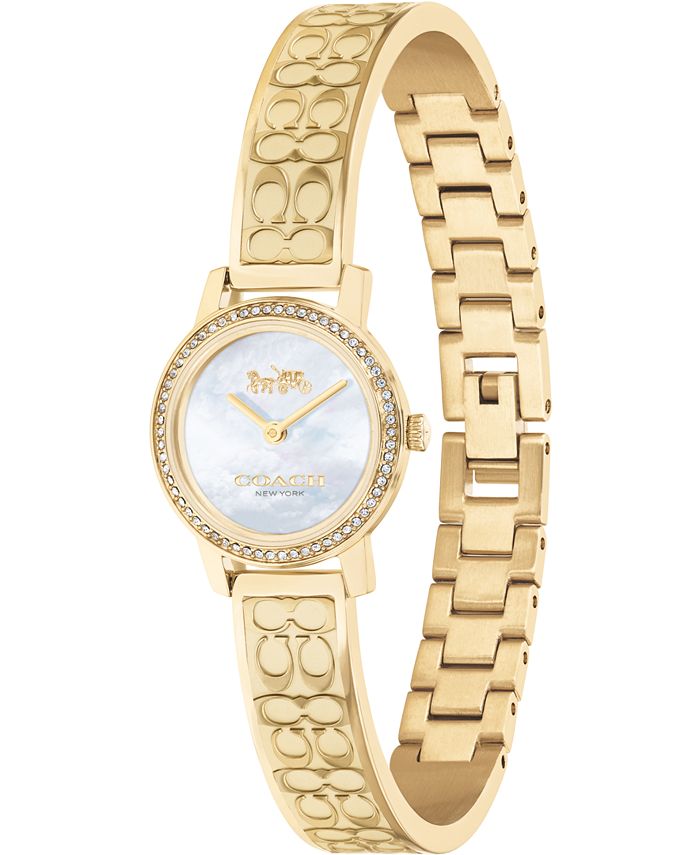 COACH Women's GoldTone Stainless Steel Bracelet Watch 22mm & Reviews