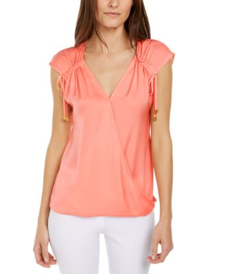 macys michael kors tops