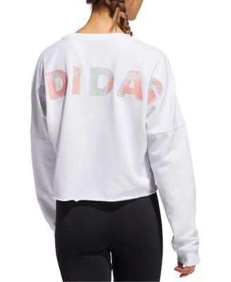 womens adidas crew neck sweatshirt