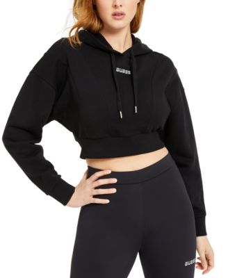 guess cropped sweatshirt