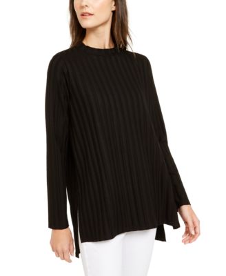 Eileen Fisher Ribbed Tunic Top, Created 