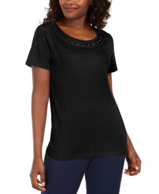 macy's karen scott petites tops