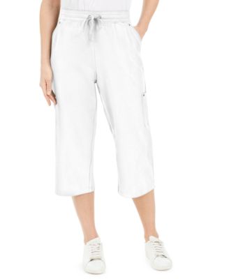 Karen Scott Petite Fleece Pants, Created for Macy's - Macy's