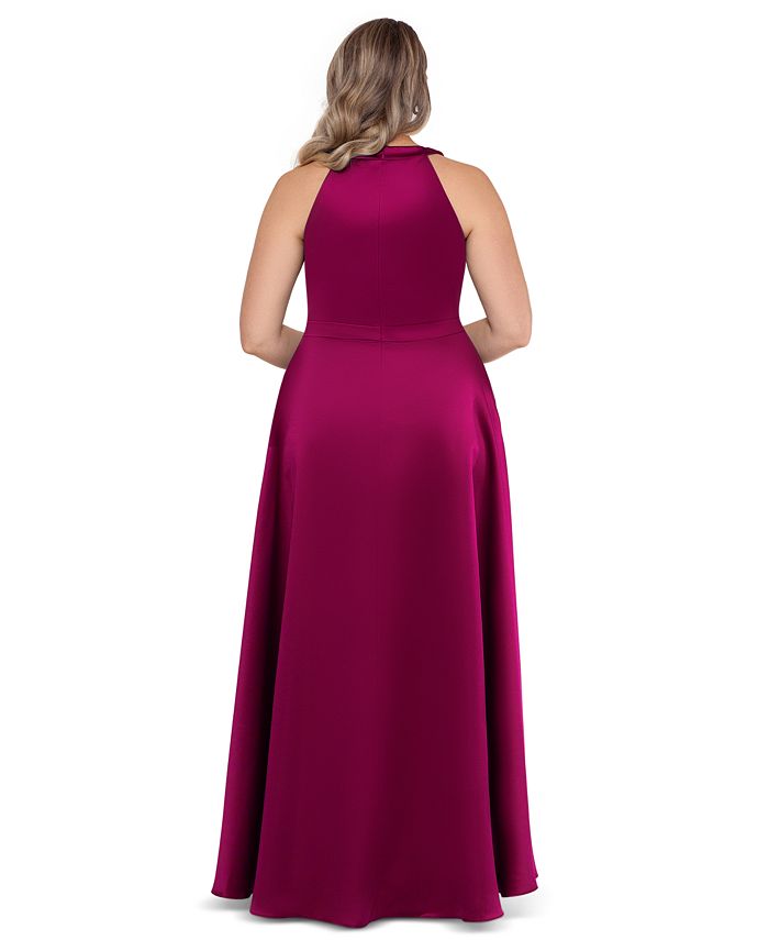 xscape satin gown