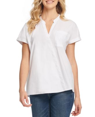 macys linen tops