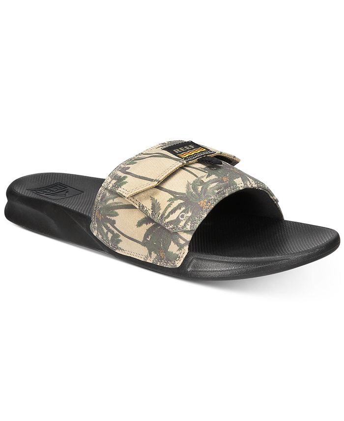 REEF Men's Tropical Stash Slide Sandals & Reviews - All Men's Shoes ...