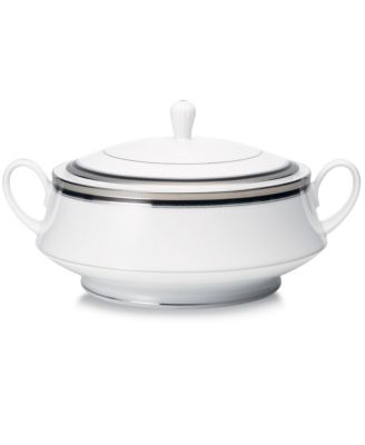 Миска для овощей Noritake Austin Platinum с крышкой, 10,25 дюйма, 48 унций.