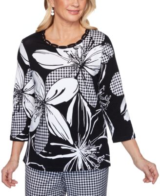 alfred dunner petite tops macys
