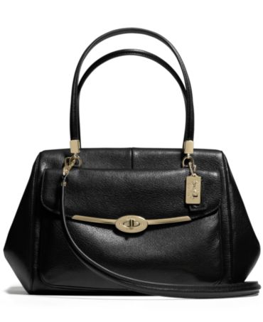 COACH MADISON MADELINE EAST/WEST SATCHEL IN LEATHER - COACH - Handbags ...