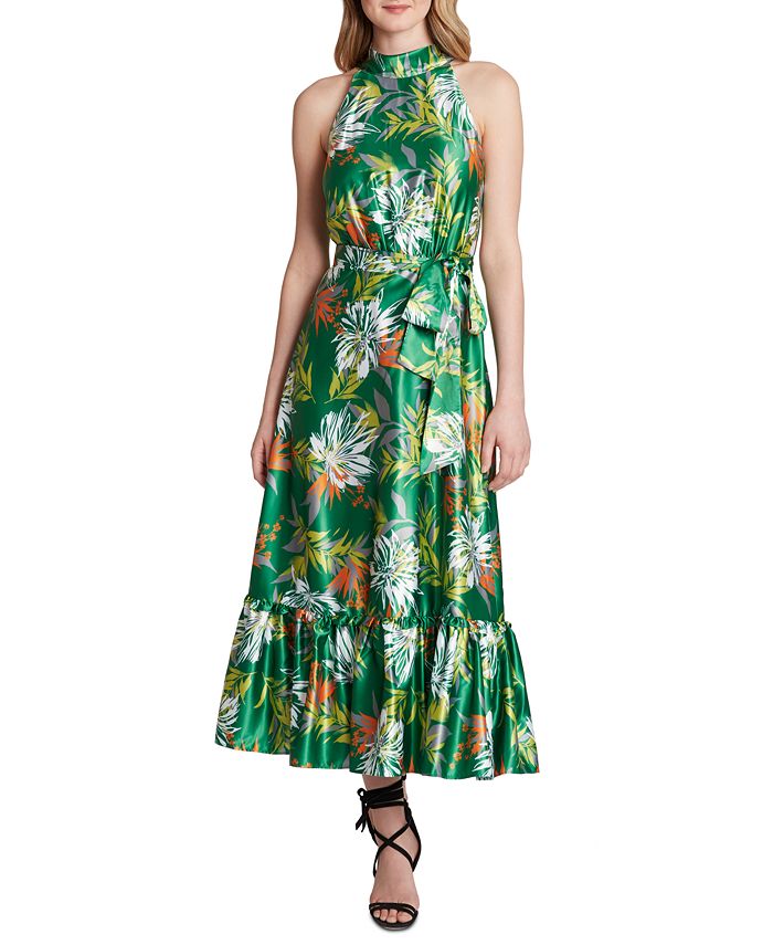 Tahari ASL Tropical-Print A-Line Maxi Dress & Reviews - Dresses - Women ...