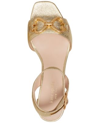 kate spade lagoon spade chain sandals
