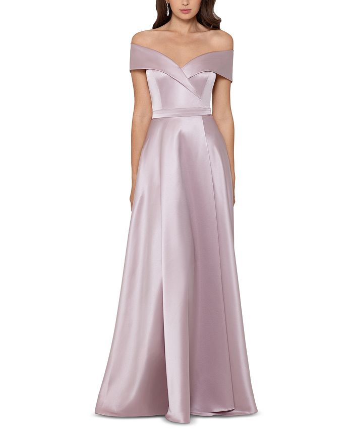 xscape satin gown