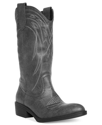 Madden Girl Frenchh Tall Cowboy Boots - Shoes - Macy's