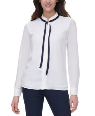 macy's tommy hilfiger blouses