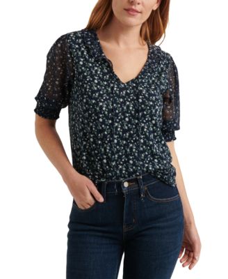 macys womens lucky brand tops